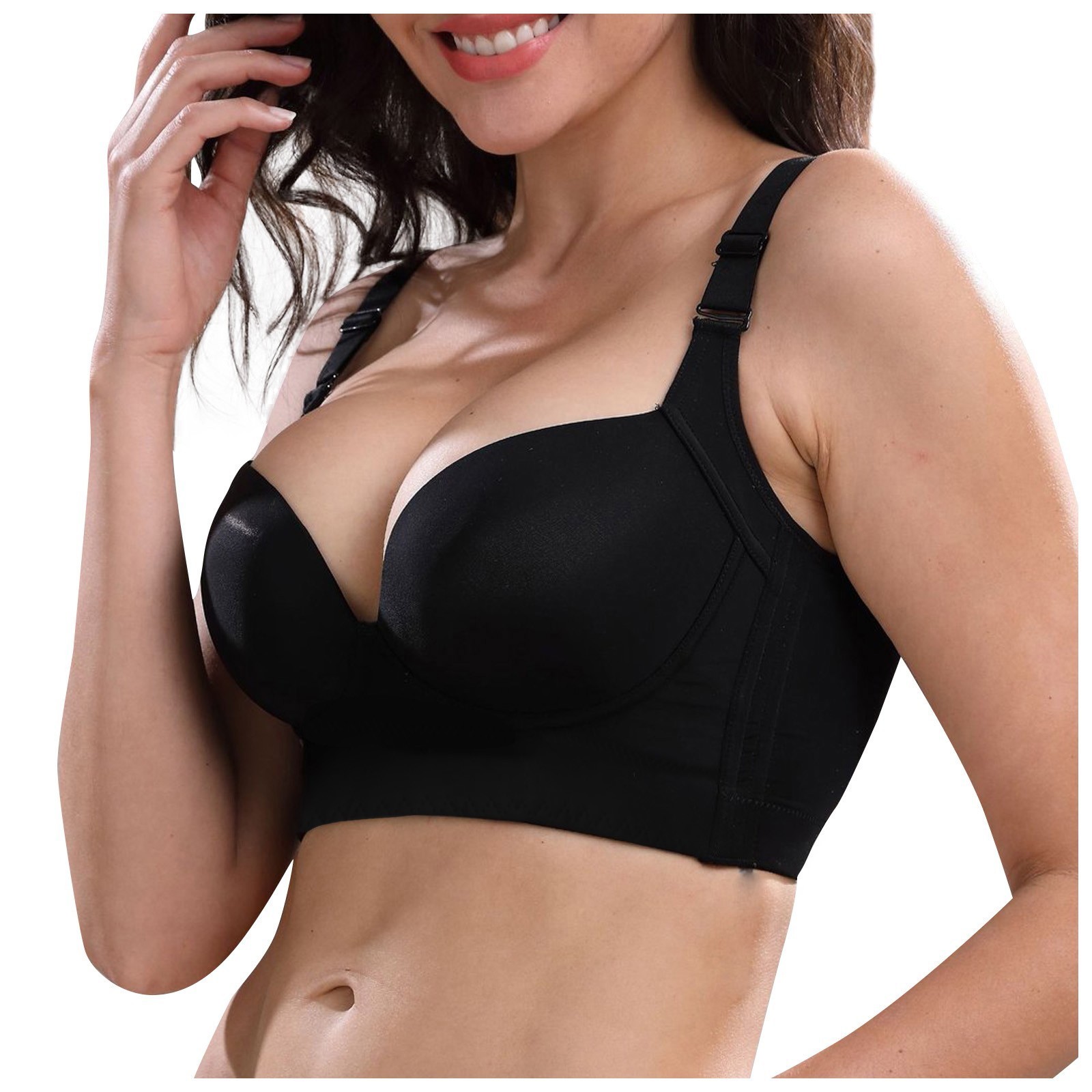 Fashion Deep Cup Bra Hides Back Diva New Look Bra With Shapewear  Incorporated E